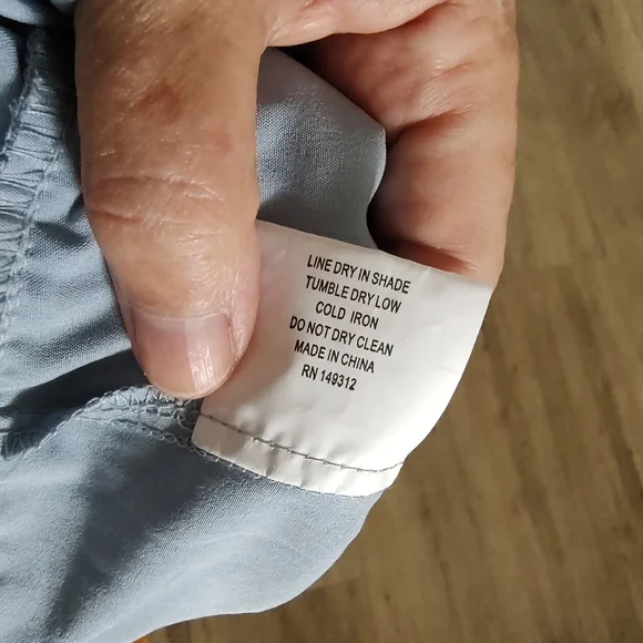 NWT Saints+Secrets Blue Floral Tiered Romper Dress with Long Sash Belt SZ Small - Picture 14 of 14